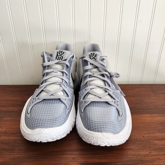 Nike Size 14.5M/16W Kyrie Low 4 TB Promo‎ Wolf Grey/Black New - Picture 3 of 13